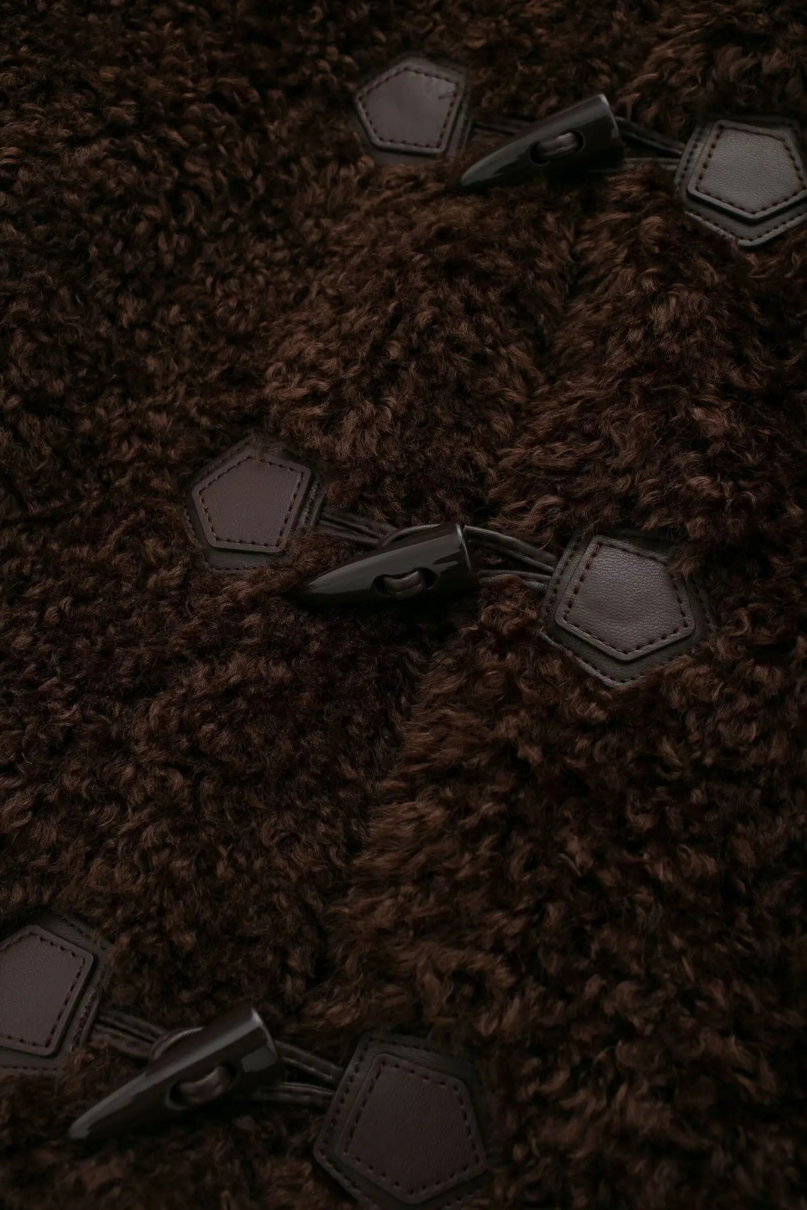 European and American style hooded versatile sherpa jacket with knotted leather buckle casual warm jacket 241227