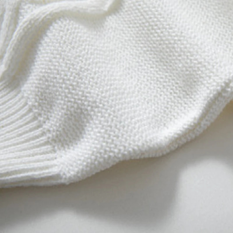 Mens winter knitted button down jacquard hooded sweater long sleeved solid color knitted retro casual brushed hooded sweater M-3XL 241227