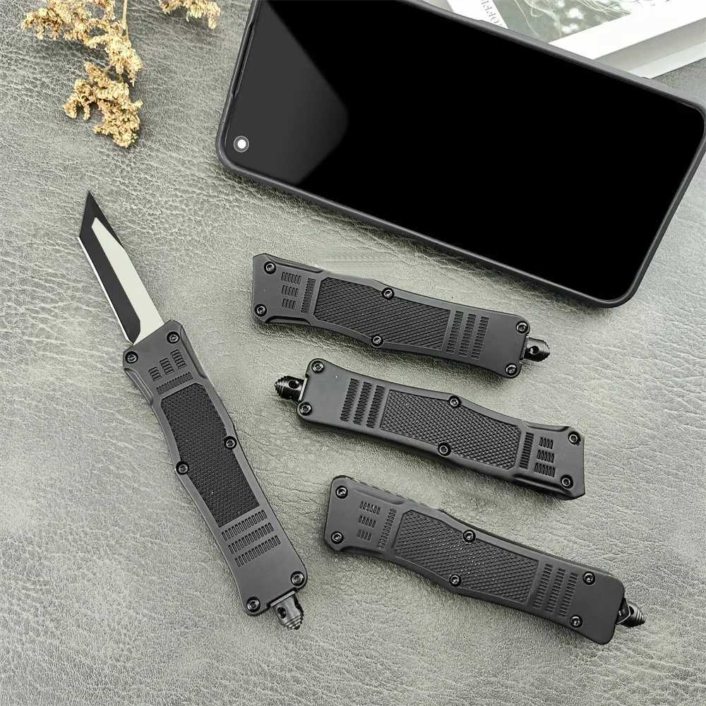 Tactical Mini Pocket Knife 44C Steel Blade Zinc Alloy Hand Everyday Carry Self Dense Hunting Cam Tool Man GiftXJ241228