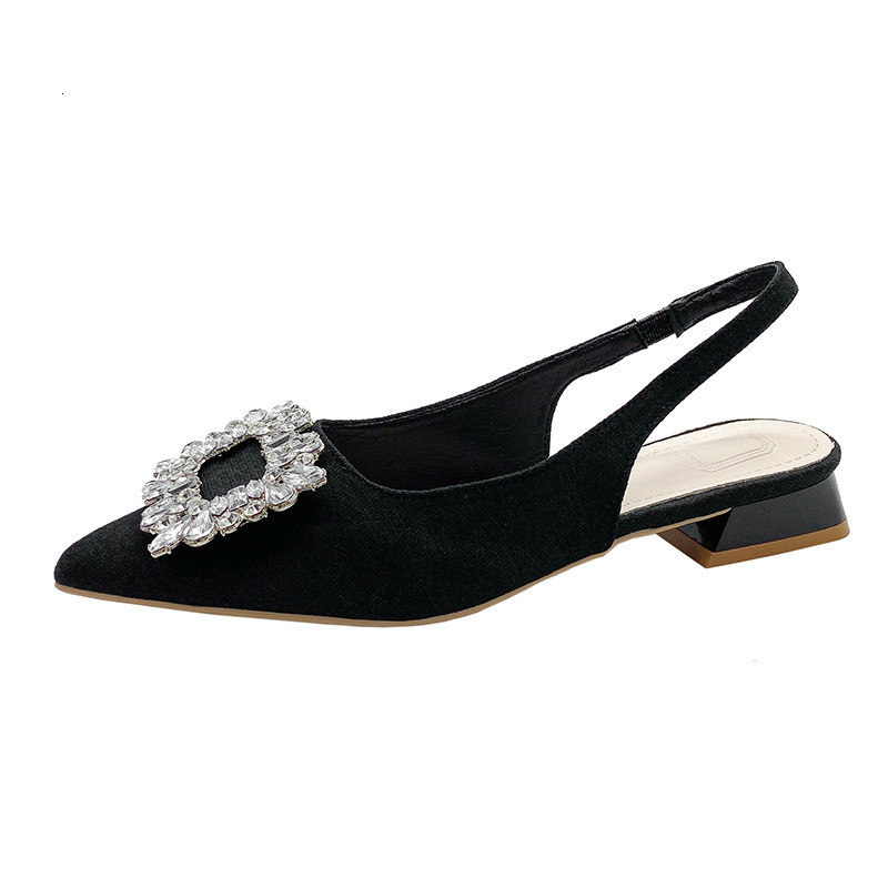 Sizes Ddmywed In French Style With A Wrapped Head And Sandals Women S New Small High Heels Rhinestone Pointed Single Shoes Chinese Brand F Ddmysaturn