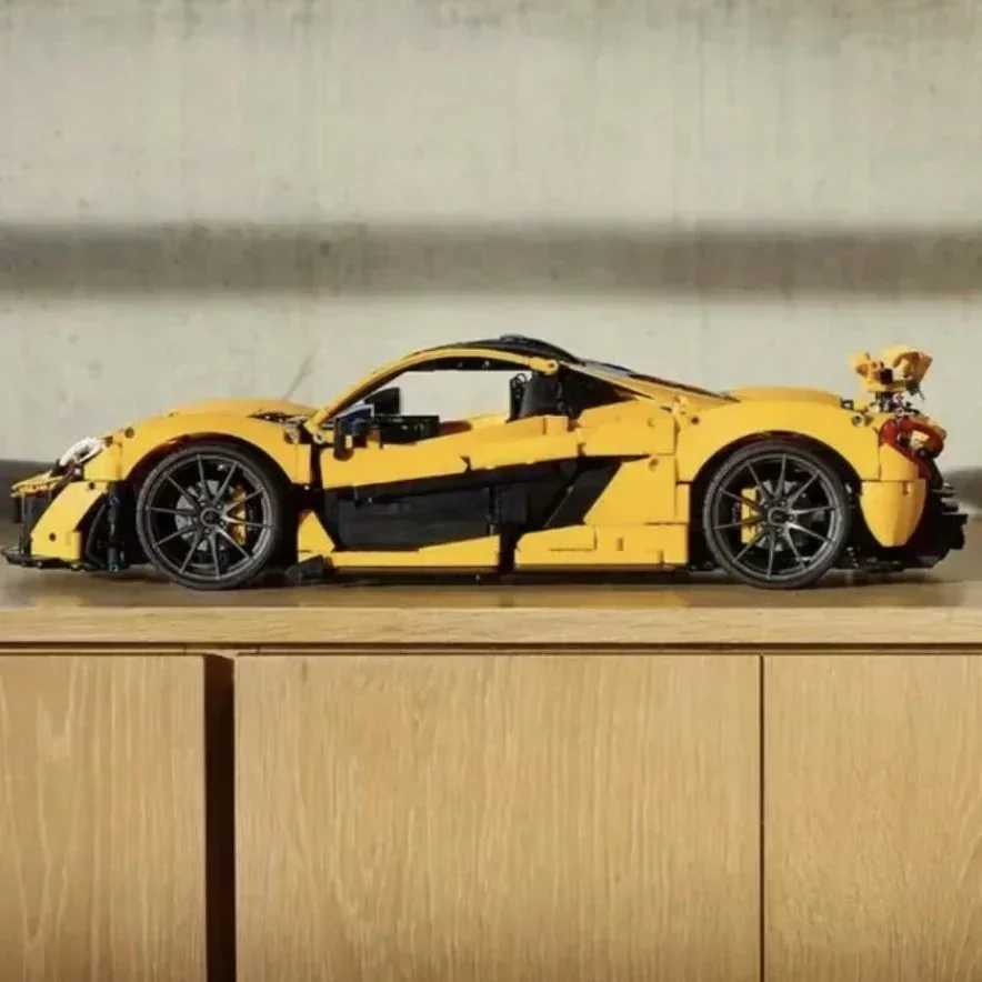 2024 New 42172 P1 Super Racing Car Model Building Blocks 1 8 Assembly Set Bricks Technical Toys For Children Christmas Gifts X241228