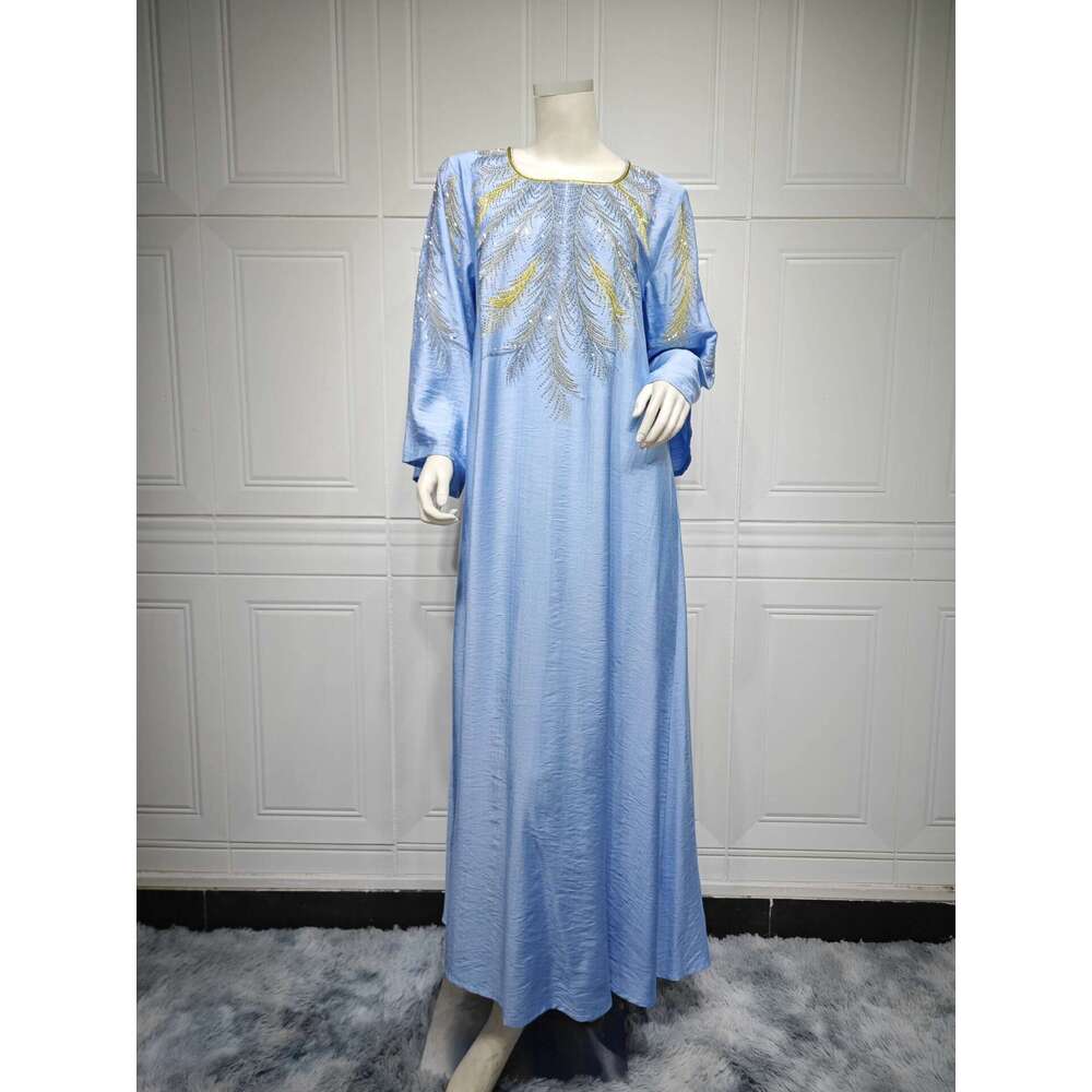 New Middle Eastern Muslim Robe Embroidered Hot Dia Dress For Foreign Trade Women's Clothing