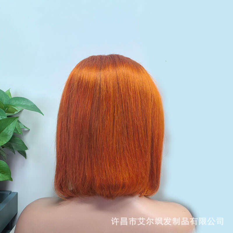 13X4bob Headband Human Wigs Hair Front Lace Real Person Xuchang Wig Kq1 Kq1