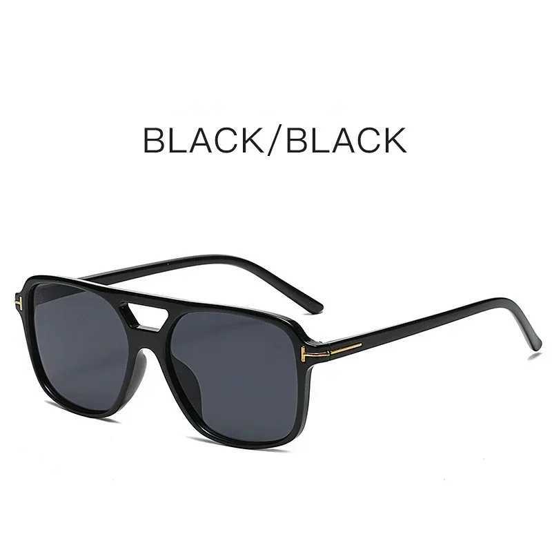 Retro Square Sunglasses Womens Retro Brand Mirror Sunglasses Womens Black and Yellow Fashion Can Colors Oculos De Sol Feminino W241228