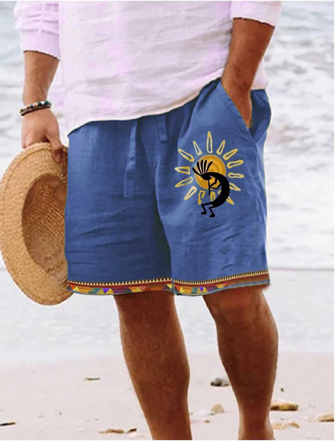 Men Under The Sun Artist 3D Printed Shorts for Men Summer Breathable Vintage Shorts Fitness Street Shorts for Men Mens Clothing W250319