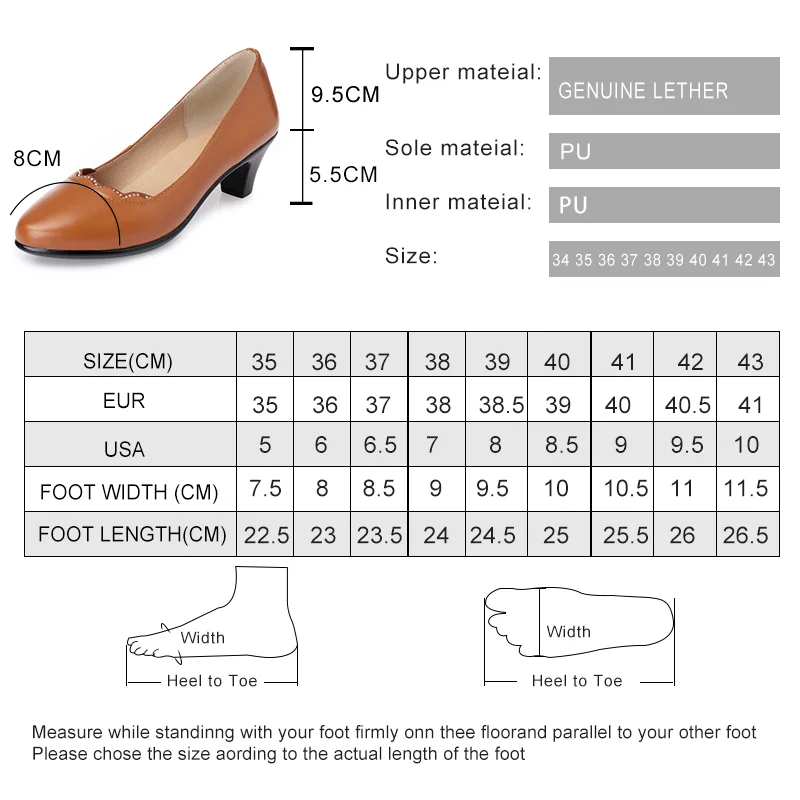 AIYUQI Women's Dress Shoes Genuine Leather Large Size Women's Spring Shoes One Foot Slip-on Women's Shoes