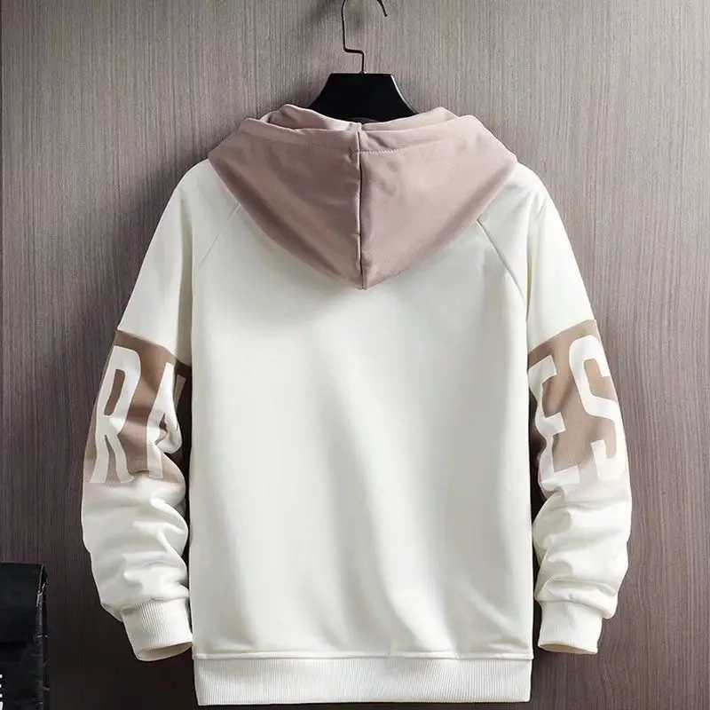 Mens Clothes Hooded Green Loose Sweatshirt for Men Hoodies Fleeced Pastel Color Designer Sweat Shirt High Quality Streetwear S X241228