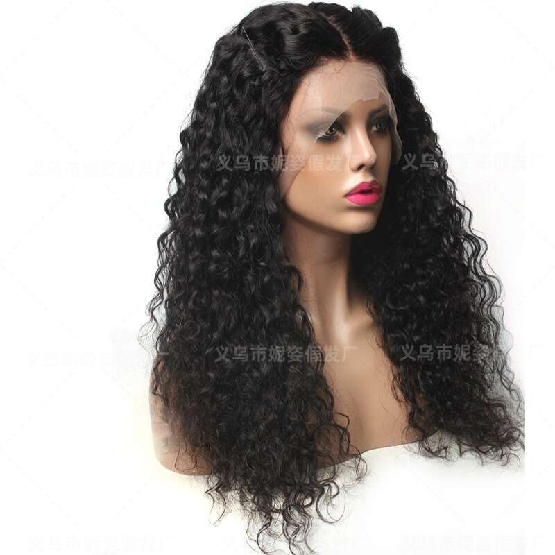 New Women's Front Lace Synthetic Wave Long Curled Hair Wig Set Kq2 Kq2