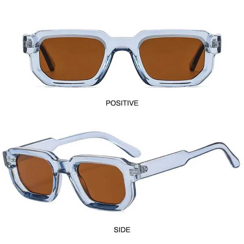 Fashion Retro Small Square Frame Sunglasses Women Shades UV400 Protection Vintage Punk Men Outdoor Sports Y2K Sun Glasses W241228