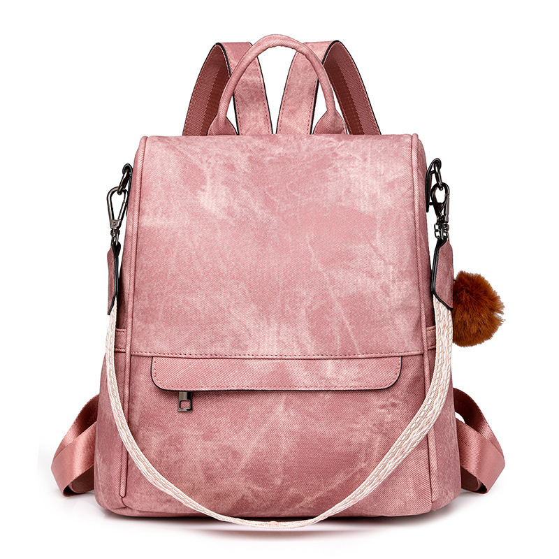 2024 New PU Women's Backpack Multi functional