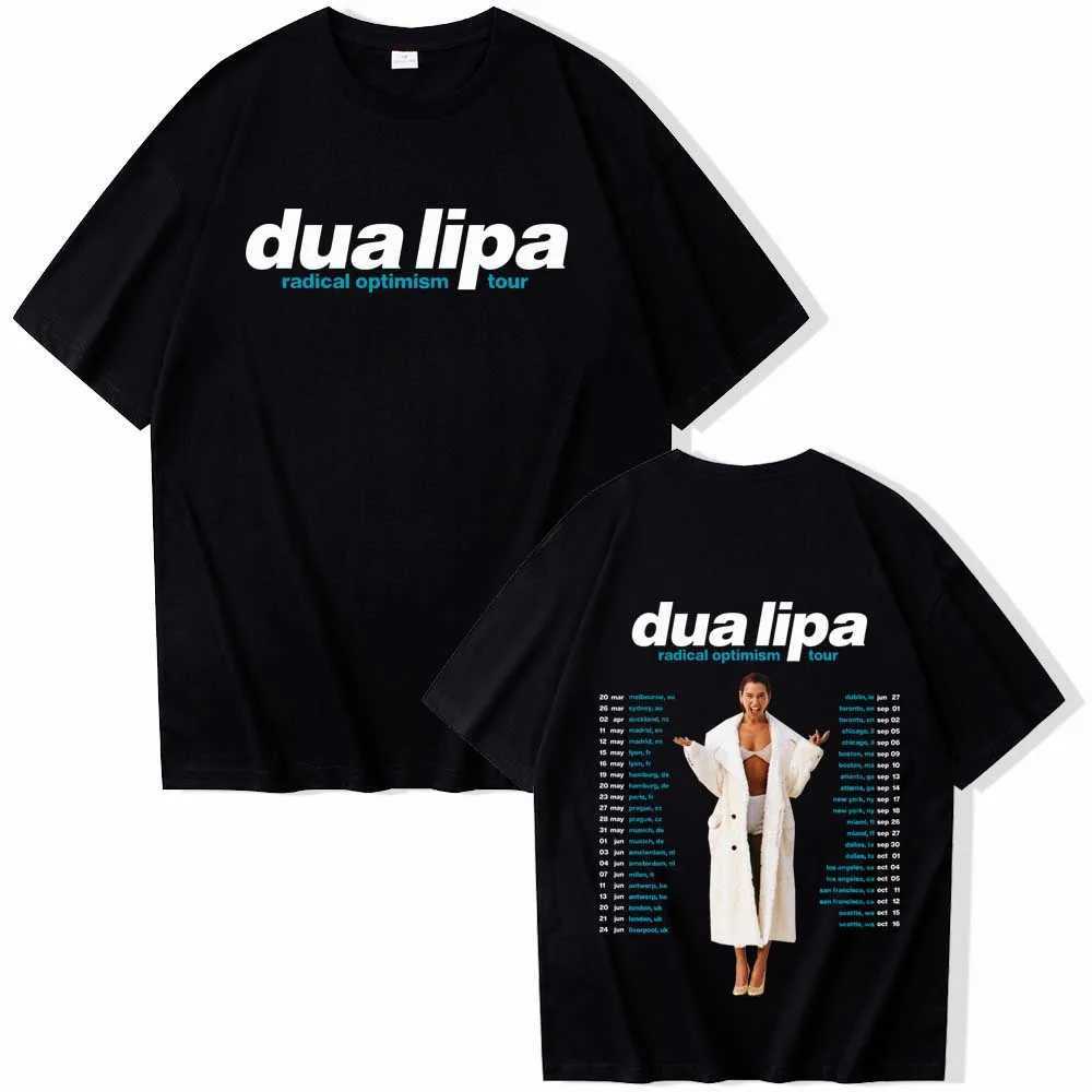 Two-Piece Radical Optimism World Tour 2025 Short Slve T-shirt Man Women Harajuku O-neck Summer Casual Shirt X241228