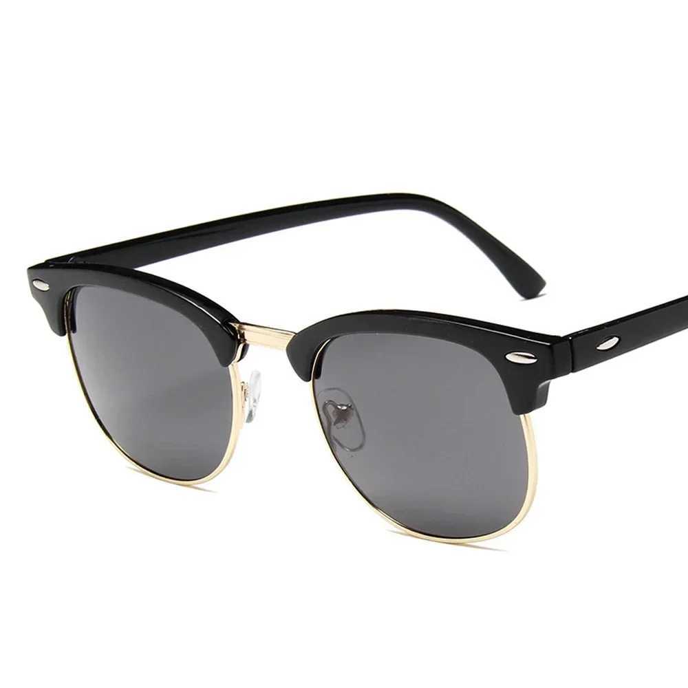 Polarized Sunglasses Men Women Brand Design Eye Sun Glasses Women Semi Rimless Classic Men Sunglasses Oculos De Sol UV400XJ241228