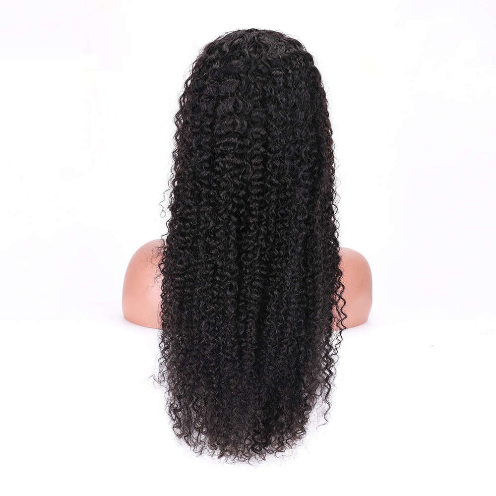 13 * 4 Front Lace Headband, Small Real Wig, Curly Hair Kq1 Kq1