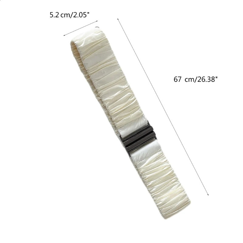 Women Elastic Belt Slim Shaping Girdle Casual Corset Lady Waistband Winter Down Jacket Overcoat Accessories Wholesale 241225