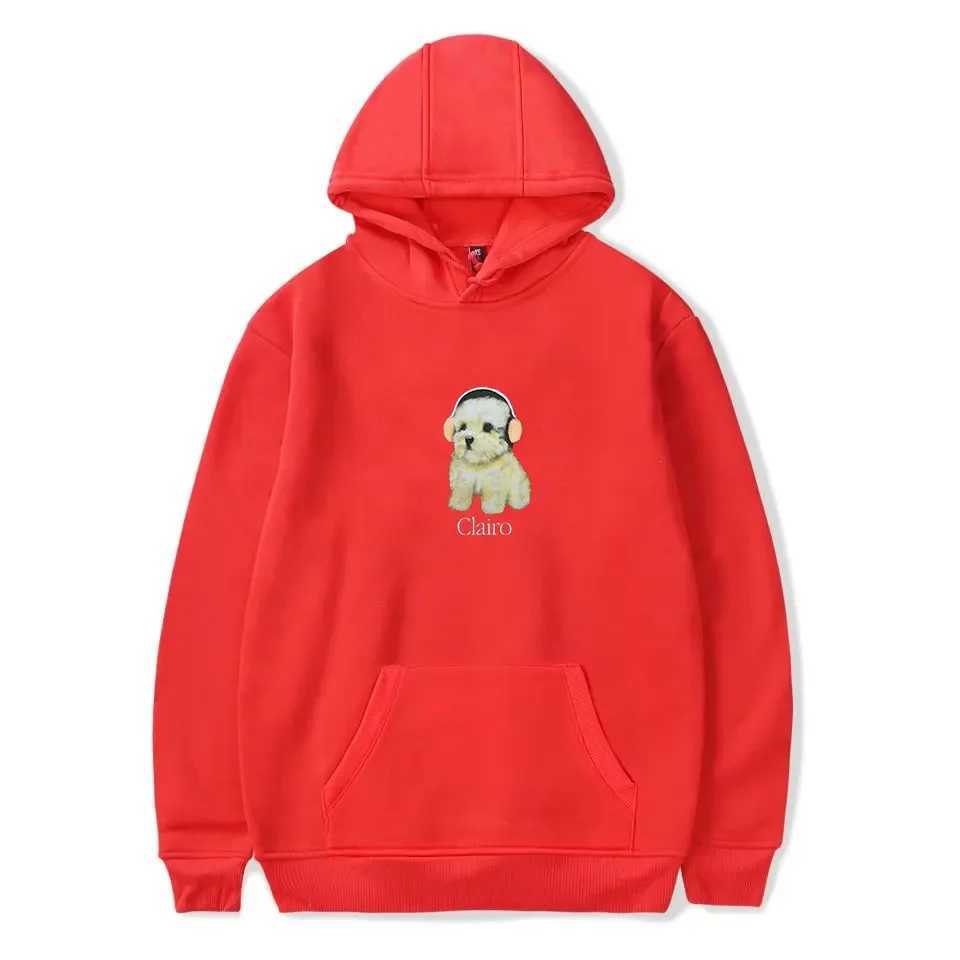CLAIRO Merch Super Large Hoodie Womens Harajuku Sportswear Y2K Street Clothing Hip Hop Zipper Hoodie Casual Sportswear M241228