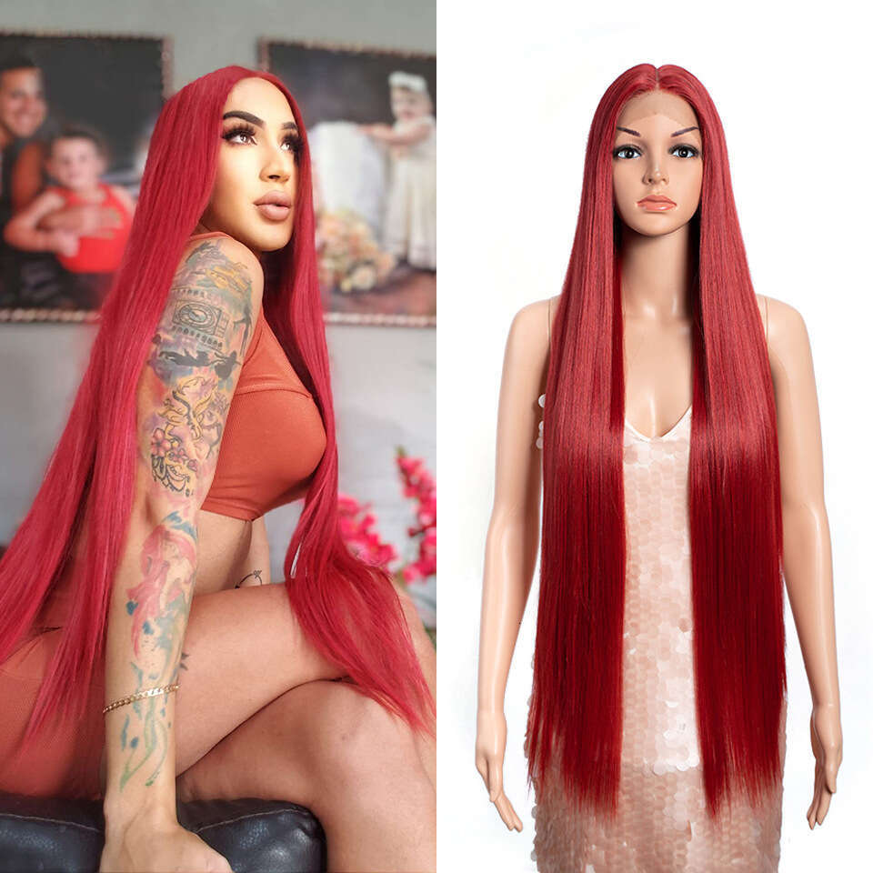 Front Lace Xuchang Rebecca Wig, Wigs, Long Straight Hair, Synthetic Fiber Headband Wig Kq2 Kq2