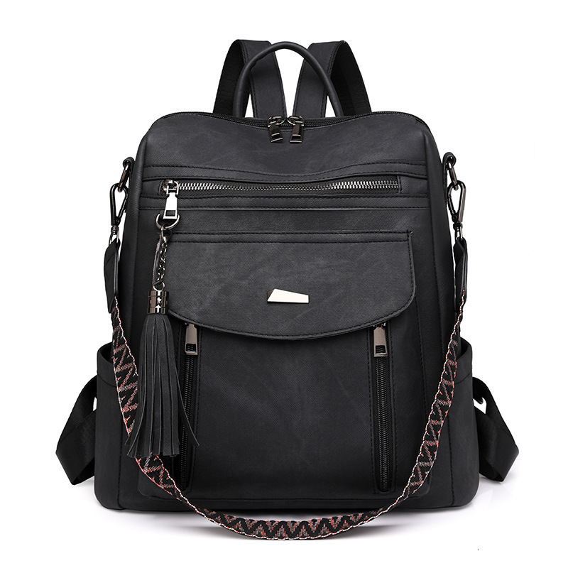 2024 Spring Fashion PU Bag Women's Backpack Multi functional