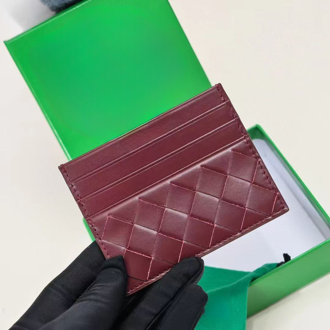 BV designer bag passport pouch ID case luxury vintage wallet Thin Credit Card Bus Card card holder