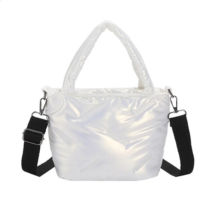 Winter Space cotton Shoulder Bag For Woman Handbags High quality Fashion Down Bags Sense of y ner Ladies Crossbody 241227