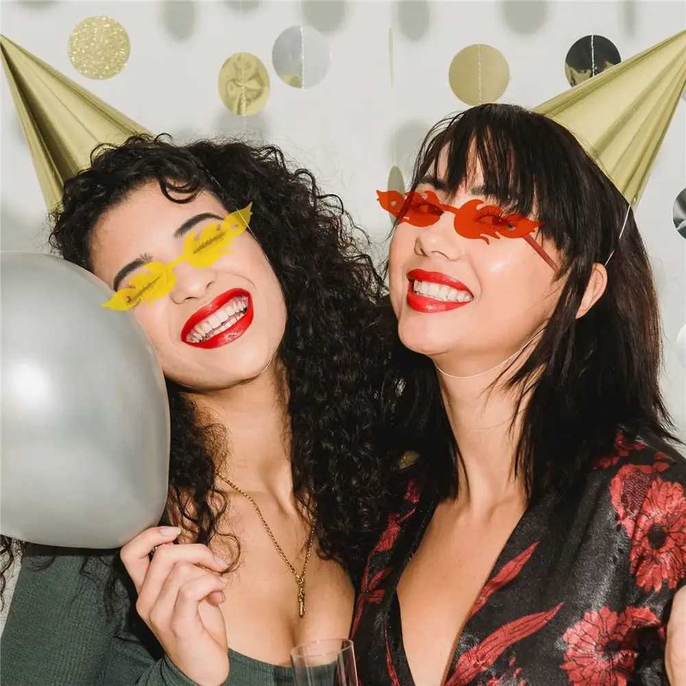 Fire Flame Sunglasses Women Designer Riml One Piece Sun Glasses 2025 Trending glasses UV400 Shades Can Color Party Eyewear W241228