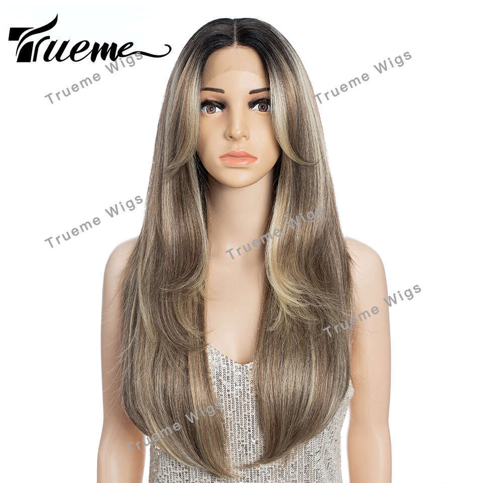 Front Lace Rebecca Women's Big Wavy Long Curly Hair Synthetic Headband Wigs Wig Kq1 Kq1