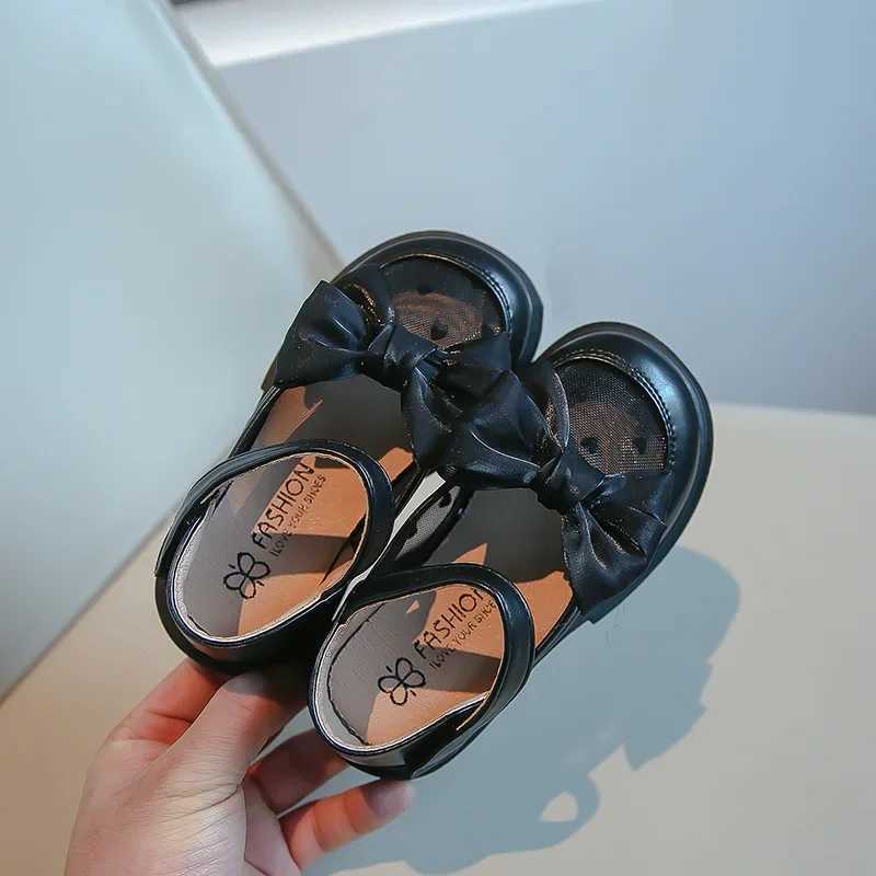 Girl Walking Shoes for Baby Girls Soft Bottom Casual Shoes Spring Autumn Bow Round Toe Princess Dress Soft Sole Non-slip Shoes W241228