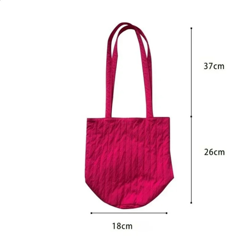 Casual Fashion Bag for Women Shopper Handbags Environmental Storage Reusable Shoulder Tote Bag School Bags Girl Bag 241227