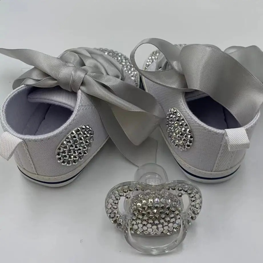 Toddler Shoes Canvas Sneakers born Baby Boy Girl Rhinestone Bling Diamond Infant Shoes 241228