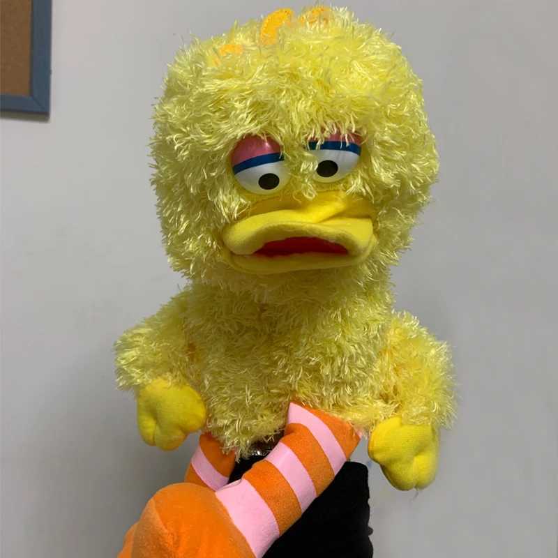 Anime Street Plush Toys ElmoHand Puppet Soft Dolls Ernie Grover Oscar Zoe Bert Stuffed Puppet Toys Kids Party Gift 21-40cm X241227