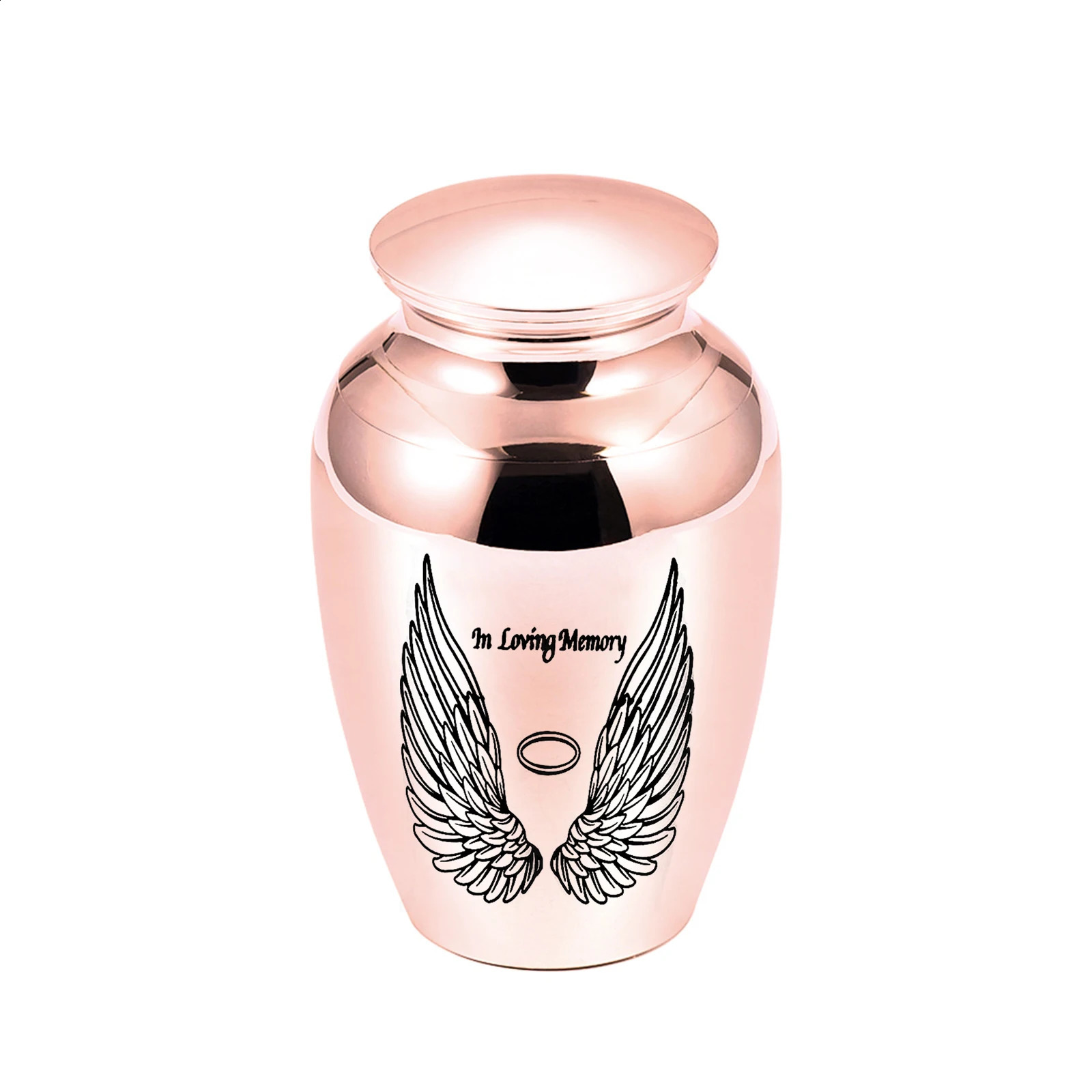 Striped cremation urn for human ashes pet ashes keepsake small stainless steel ashes holder funeral ashes memorial container 241225