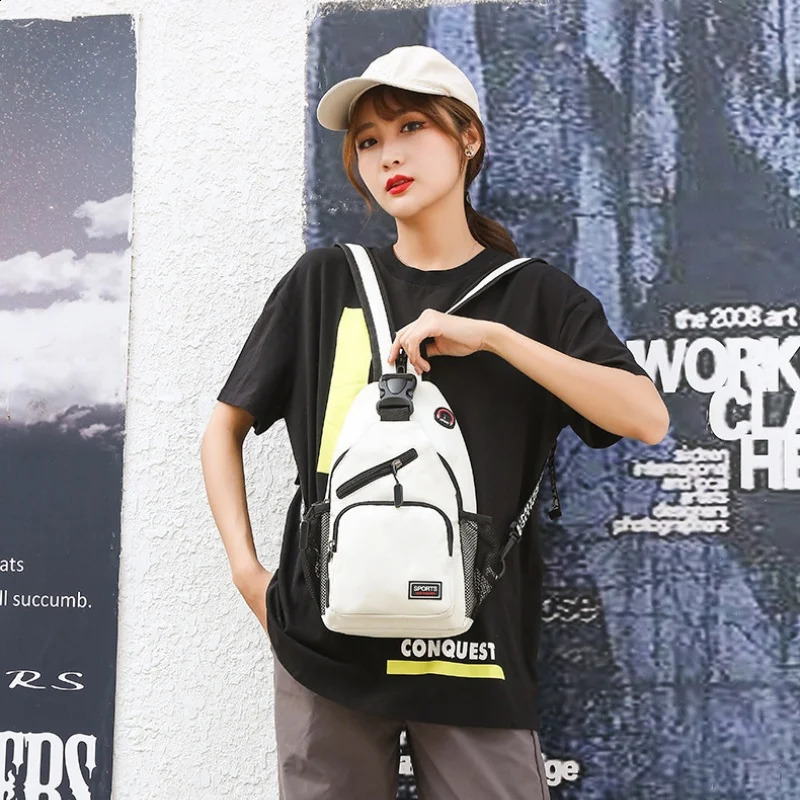 Women Mini Backpack Small Chest Bag Sling Messenger Bags Female Sports Bag Travel Waist Crossbody Bag Girl Back Pack 241228