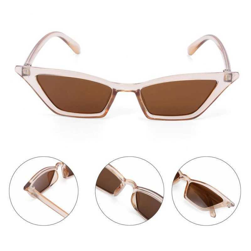 Triangle Small Frame Sunglasses UV400 Shades Summer Fashion Vintage Eyewear Outdoor Travel Beach Sun Protection Sun GlassesXJ241228