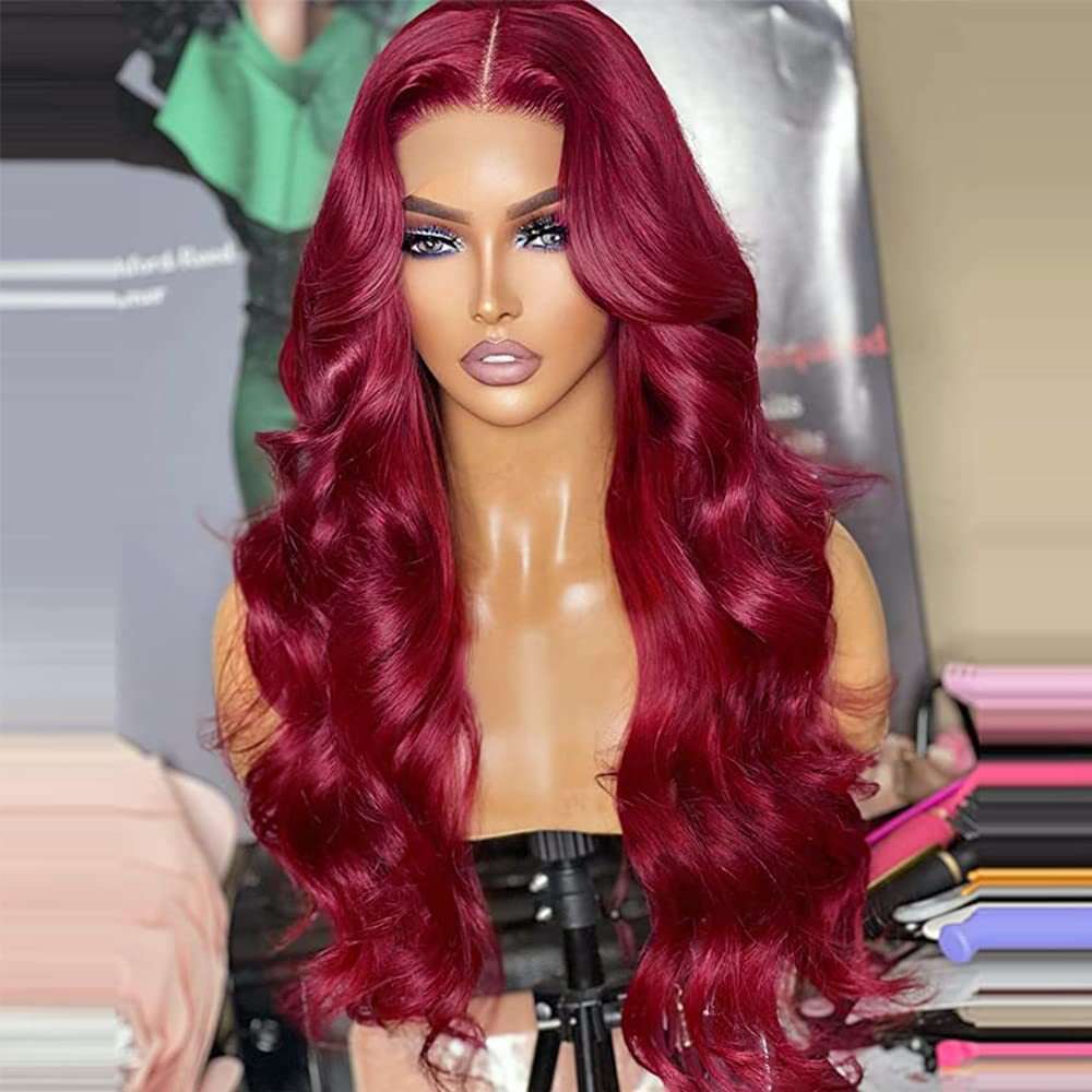 Front Lace For Women In Bury With Large Waves And Long Curly Hair. High Temperature Silk Synthetic Wig Kq2 Kq2