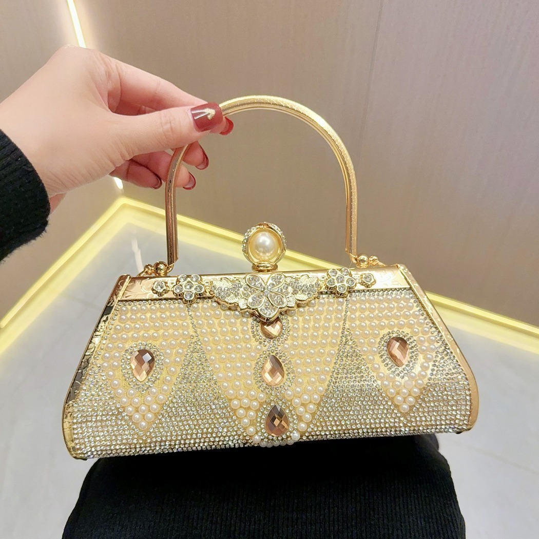 Bucket Women Fashion Dias Golden Party Evening Hasp Open Printed Female New Arrival Day Clutch Convertible Bags