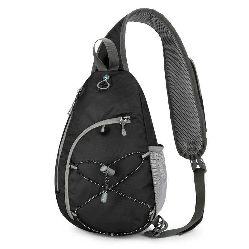 Large Capacity Hiking Bag Portable Hiking Leisure Crossbody Chest Bag Single Shoulder Backpack Sports Waist Bag Travel Bags 240920