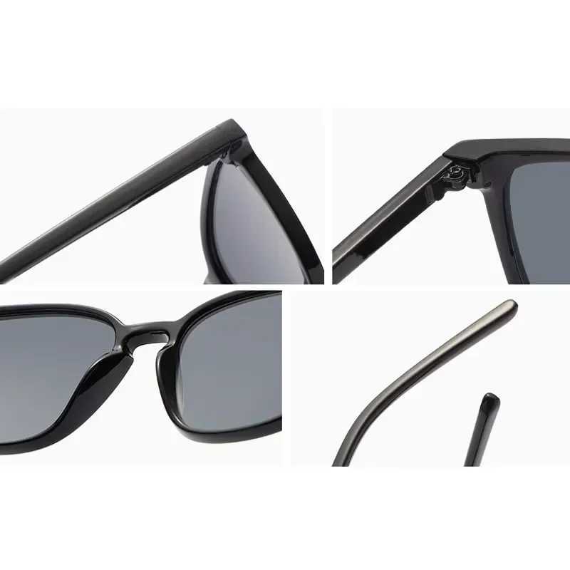 2024 Fashion Square Sunglasses Woman Retro Brand Designer Shades Sun Glasses Female Black Vintage Cat Eye Driving Sunglasses W241228