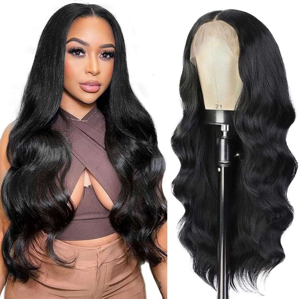 13 * 4 Lace Headset Real Hair Body Wave Front Wig Kq2 Kq2