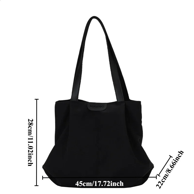 Fashion Korean version of the largecapacity shoulder bag female foreignstyle handbag canvas Tote 241227