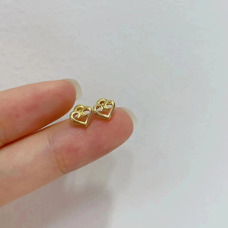 MUZHI Real 18K Gold Earrings for Women Pure AU750 Simplicity Fashion Style Earring Series Fine Jewelry Gift 241226