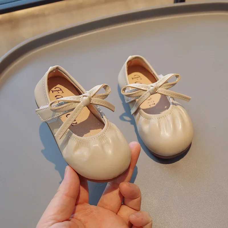 Spring New Children Flat Shoes Bowknot Cover Toe Light Kids Casual Shoes 2024 Fashion Non-slip Leisure Comfy Boys Girls Shoes W241228