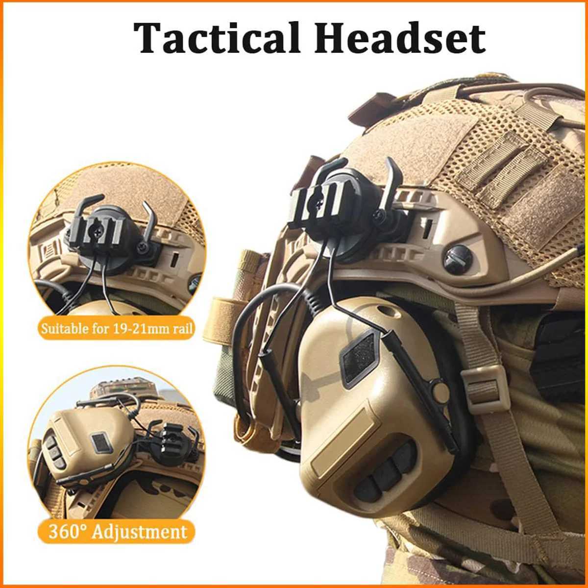 Airsoft Fast Helmet Set with Tactical set and Helmet Cover Adjustable Outdoor Tactical Gear for Cosplay Paintball Hunting W241228
