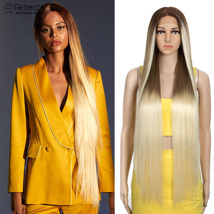 Front Lace Xuchang Rebecca Wig, Wigs, Long Straight Hair, Synthetic Fiber Headband Wig Kq2 Kq2