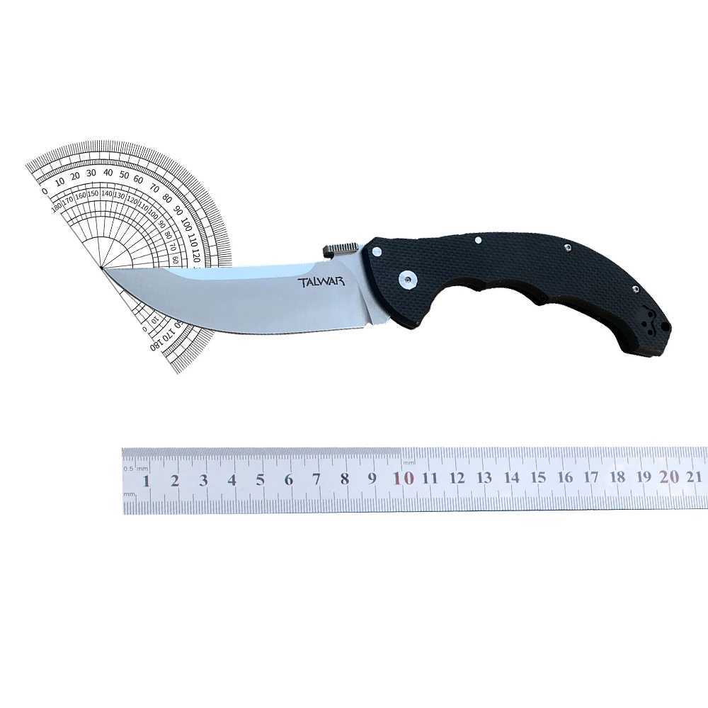 TALWAR Cold Folding Tactical Knife S35VN Steel Blade Multipurpose Outdoor Military Survival Combat Hunting Knives for Men ToolsXJ241228