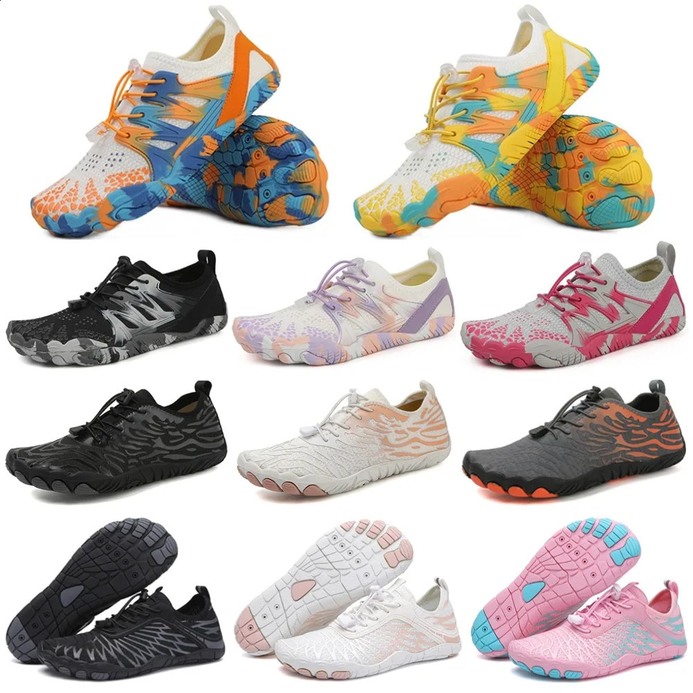 1Pair Swimming Water Shoes Women Men Barefoot Quick-Dry Outdoor Beach Sandals Aqua Shoes Sport Yoga Shoes Nonslip Diving Sneaker 241228
