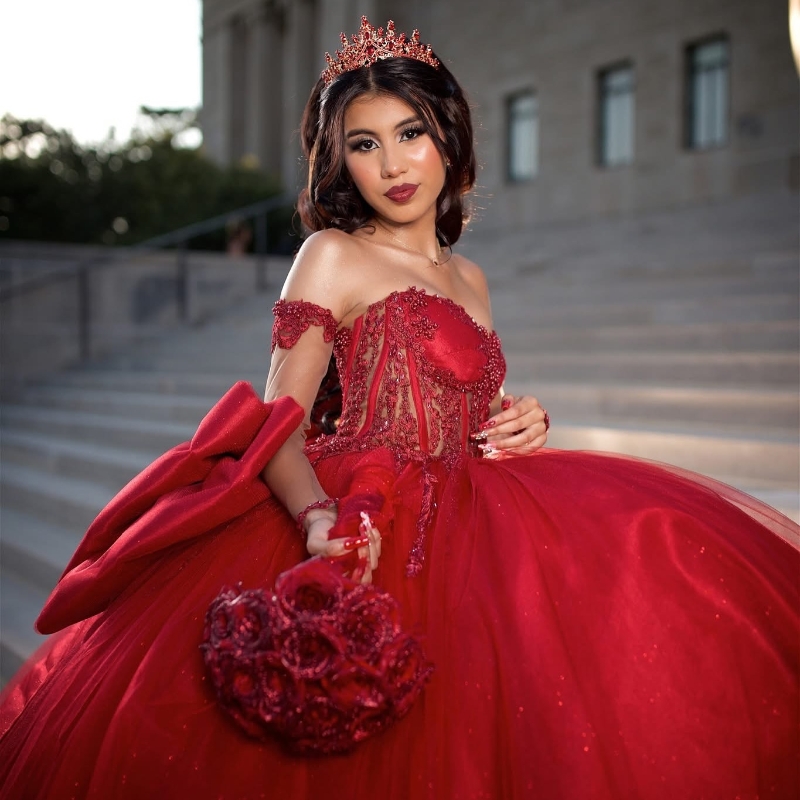 Black Ball Gown Quinceanera Dresses Sweetheart Beading Tull Party Birthday Mexican Vestidos De 15 anos Sweet 16 Dress