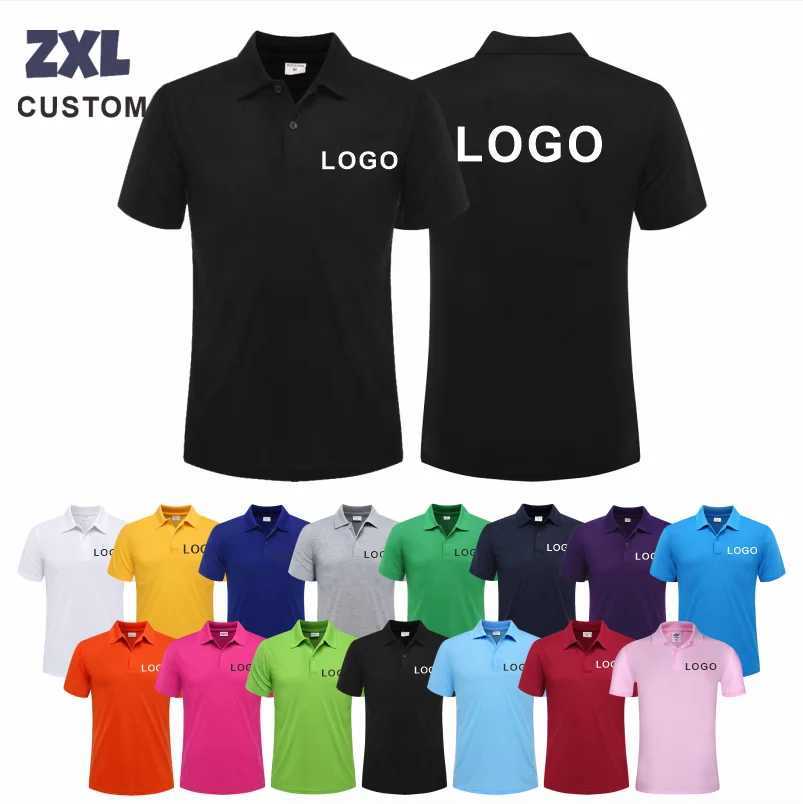 Customized Breathable shirt Shirt Casual Company Group Clothing Lapel Short Sleeve shirt Shirts Work Clothes Print Embroidery X241228
