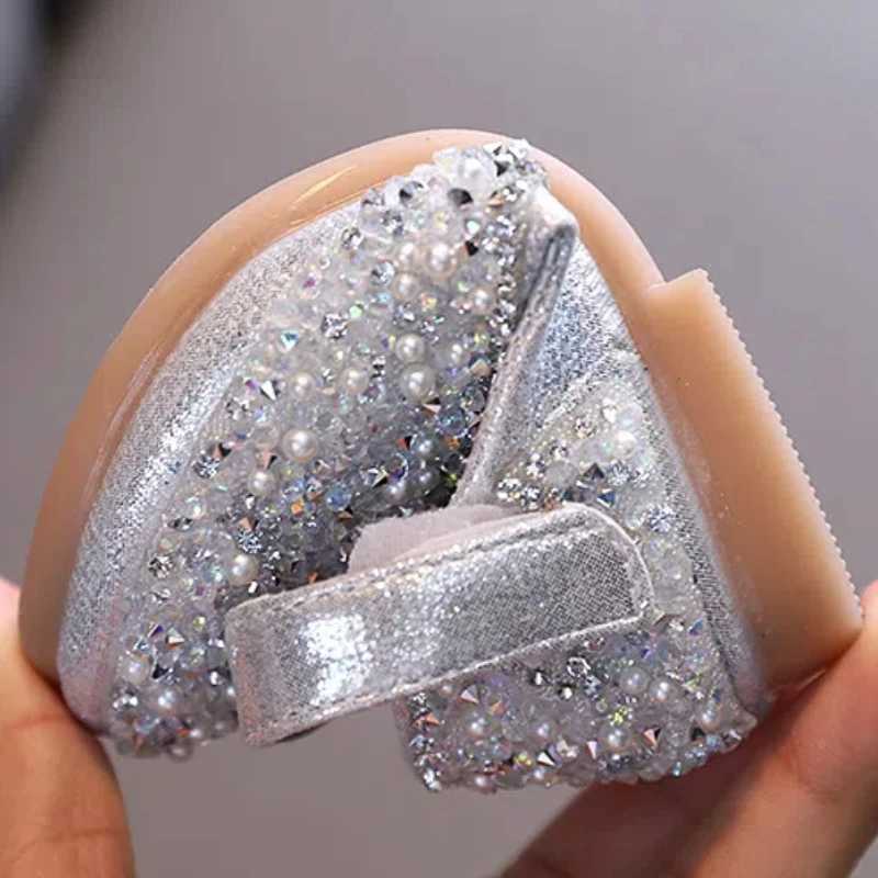 Girls Princess Shoes Summer Glimmer Round Toe Par Dance Flat Shoe for Girls Spring Size 21-36 Infant Children Mary Janes W241228