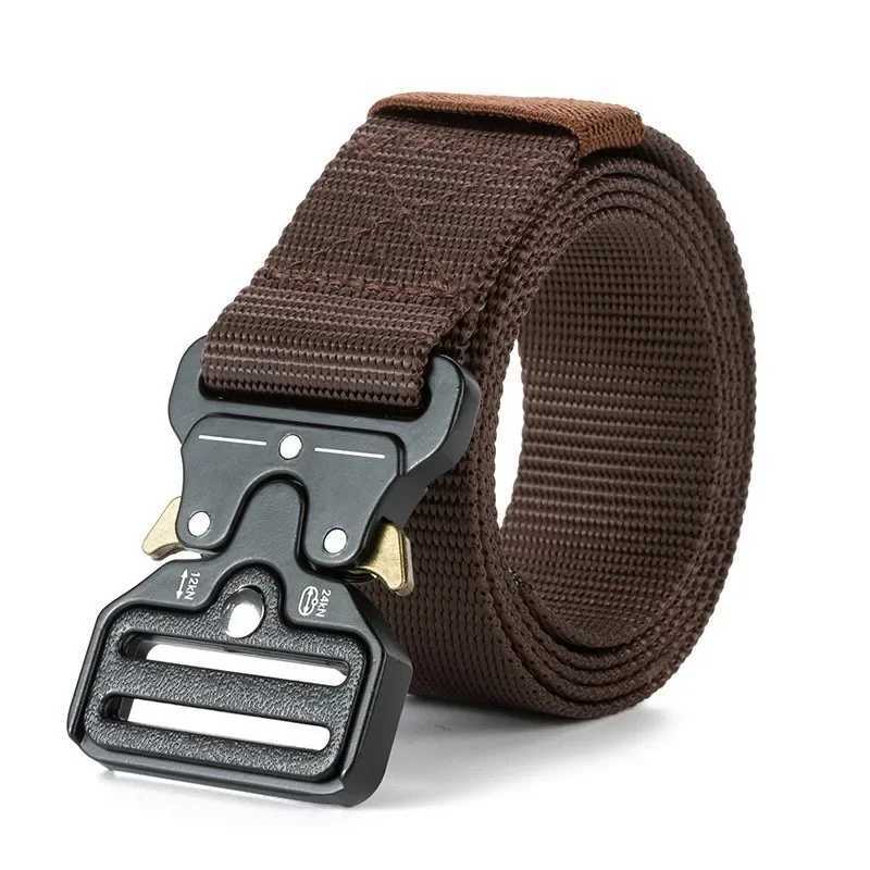 Mens Belt Outdoor Multi Function Belt High Quality Canvas For Nylon Male Luxury Belts Womens Sports Jeans Belt Neutral Belts W241228