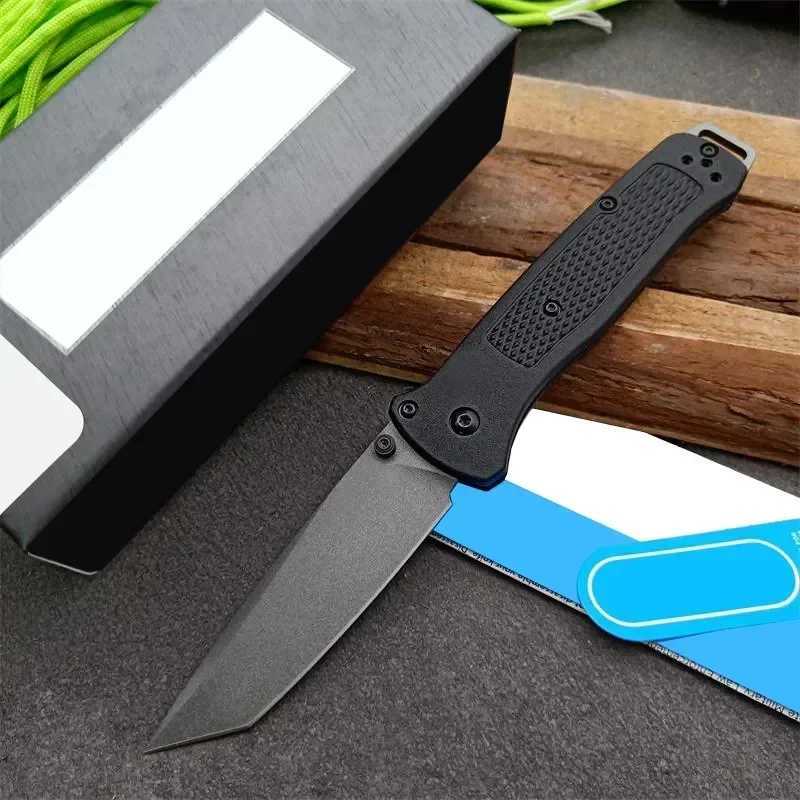 Made in the USA Made in the USA 537 Bailout BM Self Dense Pocket Knives Outdoor EDC Survival Flipper Folding Knife Cam Hunting Tool Nylon HandXJ241228