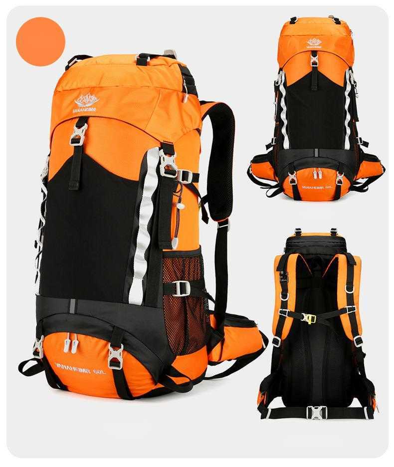 New Hiking Bag With Large Capacity And Multifunctional 60l Outdoor Waterproof Backpack Comes With Rain Cover Travel Bags 240920